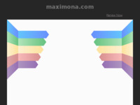 Frontpage screenshot for site: (http://www.maximona.com)