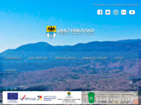 Frontpage screenshot for site: (http://www.vrbovsko.hr)