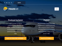 Frontpage screenshot for site: Trade Air d.o.o. (http://www.trade-air.com)