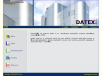 Frontpage screenshot for site: Datex d.o.o. (http://www.datex.hr/)