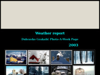 Slika naslovnice sjedišta: Vremensko izvješće 2003 - Dubravko Grakalić (http://graksi.tripod.com/index.html)