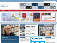 Frontpage screenshot for site: Internet portal - Grad Zagreb (http://mojzagreb.info/)