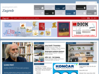 Frontpage screenshot for site: (http://mojzagreb.info/)