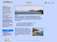 Frontpage screenshot for site: Trpanj (http://www.peljesac.info/trpanj/)