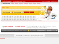 Frontpage screenshot for site: (http://www.mojrjecnik.com)