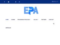 Frontpage screenshot for site: Epa d.o.o. za intelektualne usluge Čakovec (http://www.epa.hr/)