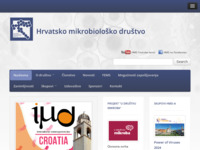 Frontpage screenshot for site: Hrvatsko mikrobiološko društvo (http://www.hmd-cms.hr/)