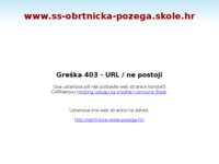 Frontpage screenshot for site: Obrtnička škola Požega (http://www.ss-obrtnicka-pozega.skole.hr/)