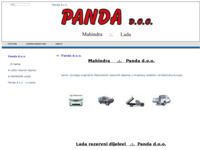 Frontpage screenshot for site: Panda d.o.o. (http://panda.hr/cms/)
