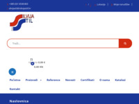 Frontpage screenshot for site: Silvija Stil (http://www.silvijastil.hr/)
