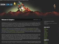 Frontpage screenshot for site: Doom Hrvatska (http://www.doom.com.hr)