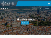 Frontpage screenshot for site: Split (http://www.visitsplit.com)