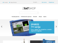 Frontpage screenshot for site: Z Satshop (http://www.zdoo-sat.hr/)
