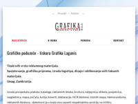 Frontpage screenshot for site: Grafika Laganis (http://www.grafika-laganis.hr)