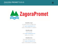 Frontpage screenshot for site: (http://www.zagora-promet.hr)