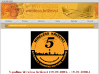 Frontpage screenshot for site: (http://www.wirelesskz.net/)