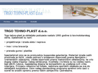 Frontpage screenshot for site: (http://www.trgo-tehno-plast.hr/)