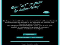 Frontpage screenshot for site: Antun Gersy - nova umjetnost u staklu (http://www.appleby.net/gersy.html)