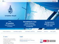 Frontpage screenshot for site: (http://www.croatialloyd.hr/)