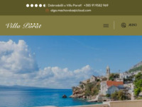 Frontpage screenshot for site: Villa Porat - Pisak - Omiš (http://www.villa-porat.com/)