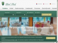 Frontpage screenshot for site: Hotel Park (http://www.union-ck.hr/)