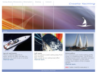 Frontpage screenshot for site: (http://www.croatiayachting.com)