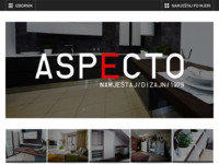 Frontpage screenshot for site: (http://www.aspecto.hr)