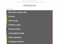 Frontpage screenshot for site: Ultra Stop d.o.o. (http://www.ultrastop.biz/)
