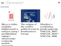 Frontpage screenshot for site: Institut za društvena istraživanja u Zagrebu (http://www.idi.hr/)