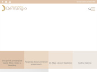 Frontpage screenshot for site: (http://www.dermangio.hr/)