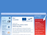 Frontpage screenshot for site: (http://www.umjetnicka-gimnazija.hr/)