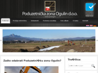 Frontpage screenshot for site: Poduzetnička zona Ogulin d.o.o. (http://www.pozog.hr/)