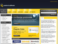 Frontpage screenshot for site: Poslovni software u Hrvatskoj (http://www.poslovni-software.com)