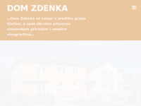 Frontpage screenshot for site: Dom za starije i nemoćne Zdenka (http://www.domzdenka.hr)