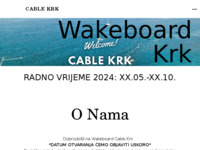 Frontpage screenshot for site: Wakeboarding u Hrvatskoj (http://www.wakeboarder.hr/)
