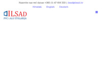 Frontpage screenshot for site: (http://www.ilsad.hr)