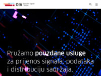 Frontpage screenshot for site: (http://www.oiv.hr/)