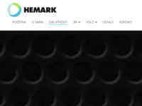 Frontpage screenshot for site: Hemark d.o.o. specijalisti za filtraciju i spojnu tehniku (http://www.hemark.hr/)