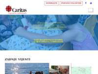 Frontpage screenshot for site: Caritas Zagrebačke nadbiskupije (http://www.czn.hr)