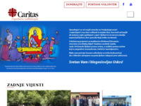 Frontpage screenshot for site: Caritas Zagrebačke nadbiskupije (http://www.czn.hr)
