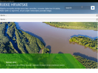 Frontpage screenshot for site: Rijeke hrvatskog krša (http://www.crorivers.com/)