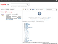 Frontpage screenshot for site: (http://www.kartegradova.com/zadar)