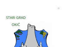Frontpage screenshot for site: Stari grad Okić (http://www.okic.aureldesign.com)