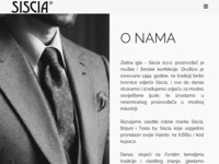 Frontpage screenshot for site: (http://www.siscia.com/)