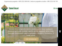 Frontpage screenshot for site: Službena stranica trgovačkog društva Lovrinac (http://www.lovrinac.hr)