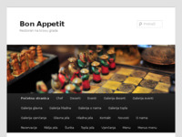 Frontpage screenshot for site: (http://www.bonappetit.hr)