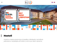 Frontpage screenshot for site: Hrvatski ferijalni i hostelski savez (http://www.hfhs.hr/)