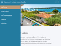 Frontpage screenshot for site: Turistička kuća Šarić, Turanj (http://www.tourism-saric.com/)