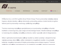 Frontpage screenshot for site: (http://di-cazma.hr/)