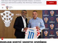 Frontpage screenshot for site: HNS - Hrvatski nogometni savez (http://www.hns-cff.hr)